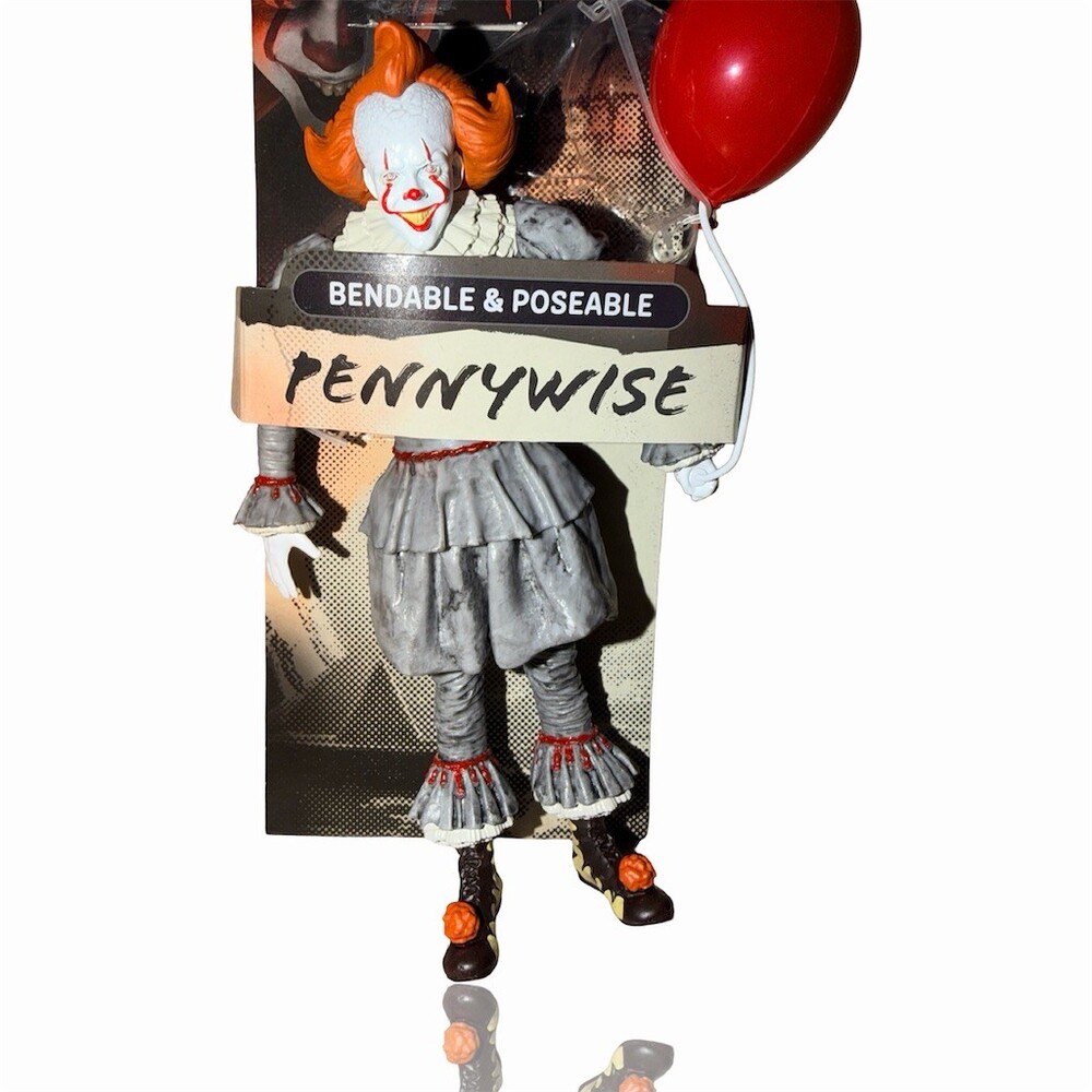 The Noble Collection BendyFigs IT Pennywise Bendable Figure w/ Red Balloon